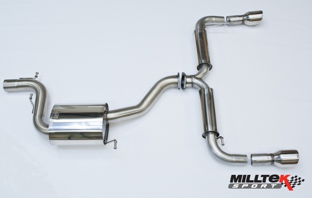 Milltek Resonated 3" Race Exhaust for MK6 GTI 2.0T