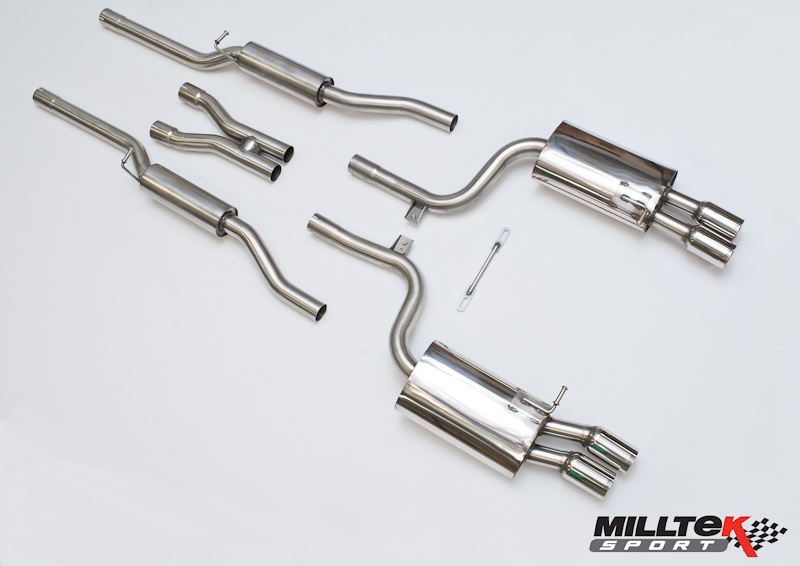 Milltek Stainless Exhaust for Audi B7 S4 4.2L V8
